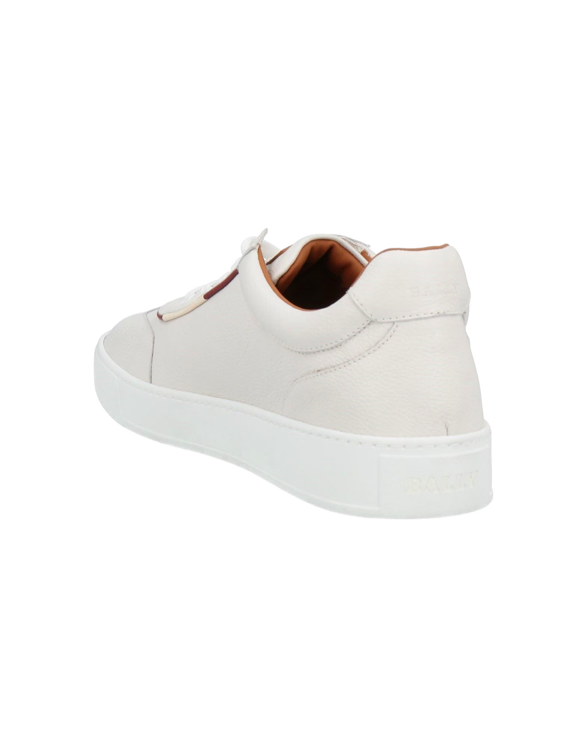 Bally Baxley Men's 6230470 White Leather Sneakers
