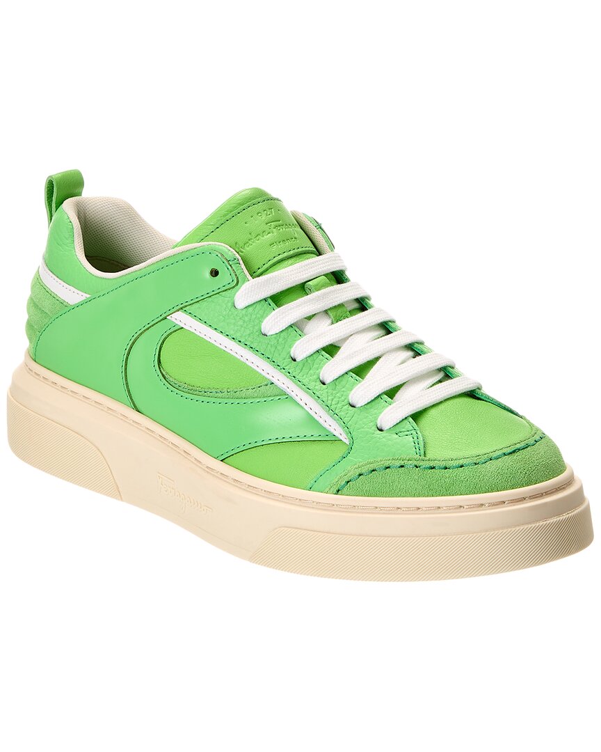 Ferragamo Cassina Suede Sneaker