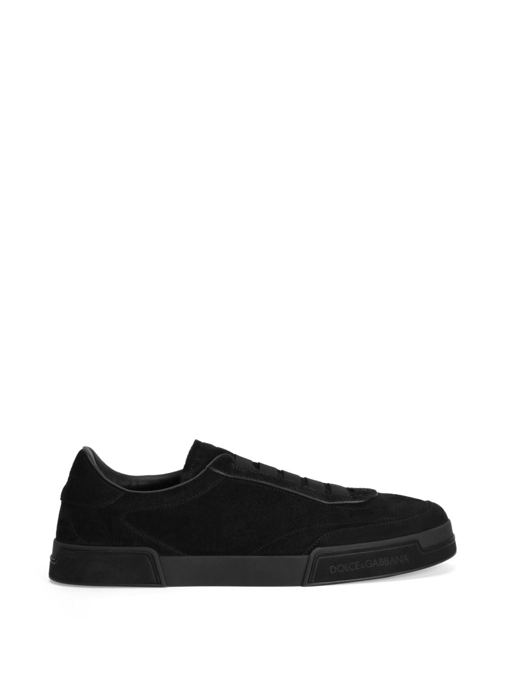 Black Portofino Flat Sole Sneakers