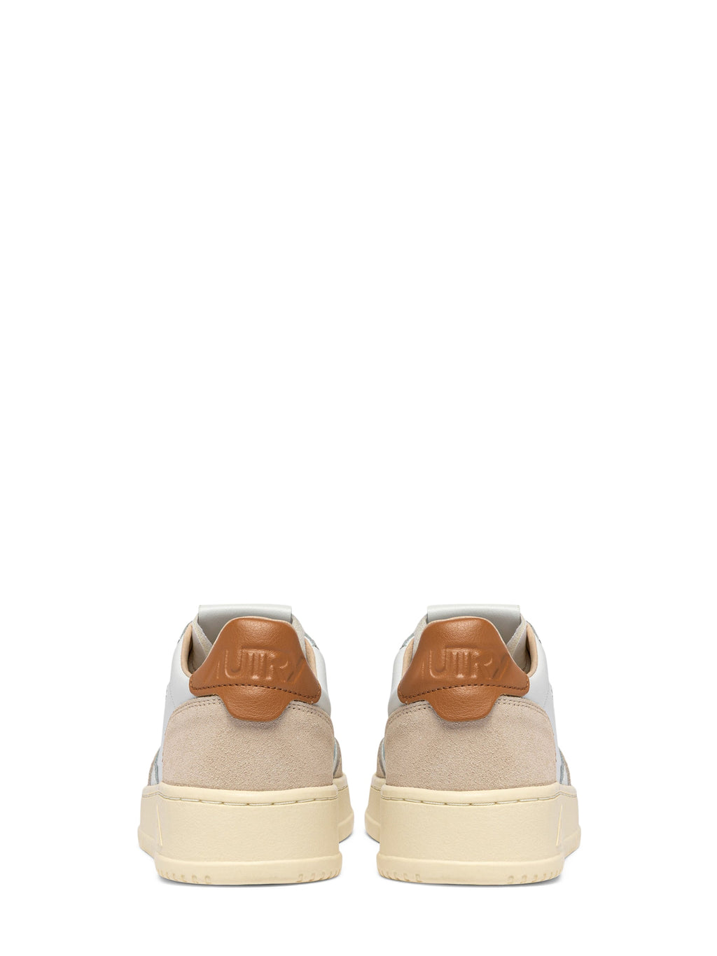 Low-Top Sneakers with Leather and Suede Accents
