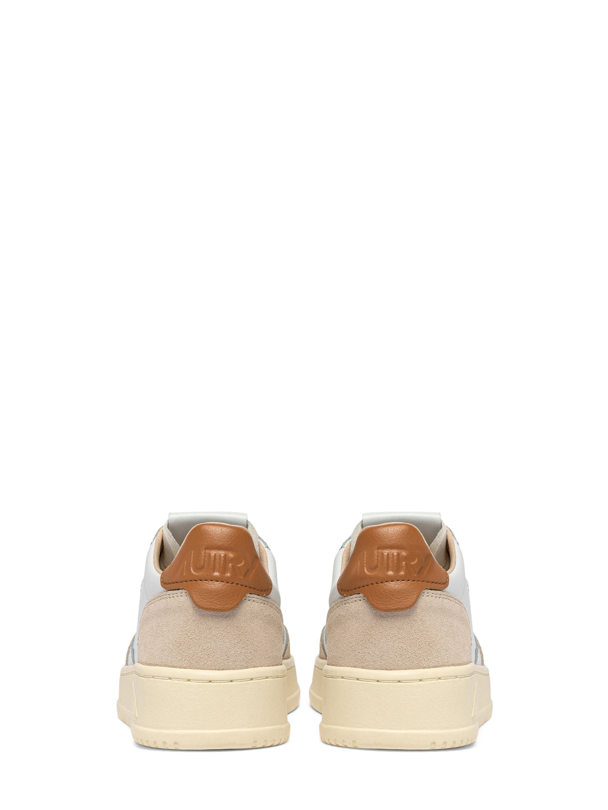 Low-Top Sneakers with Leather and Suede Accents
