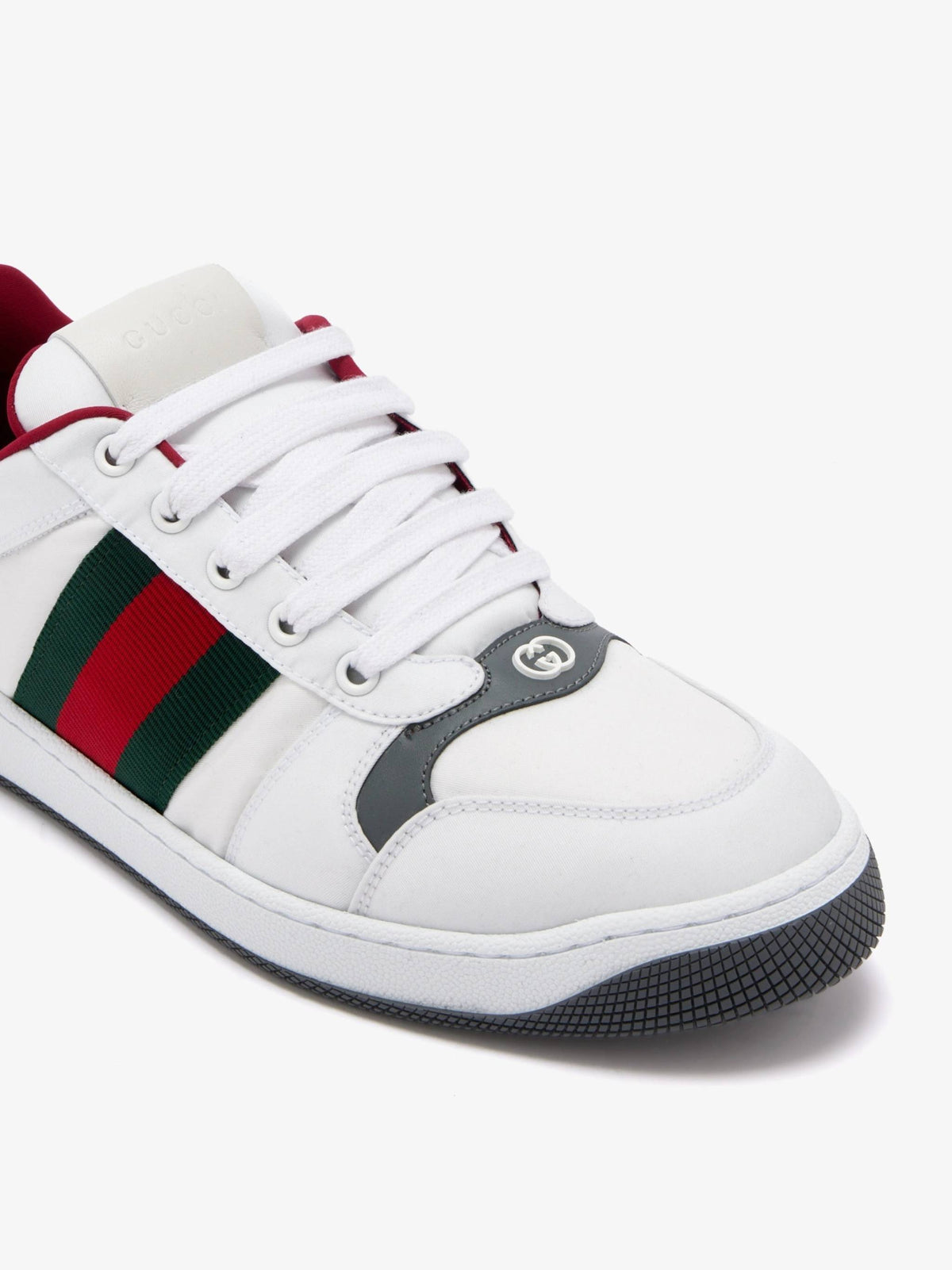 Low-Top Sneaker With Striped Detailing And Textured Sole
