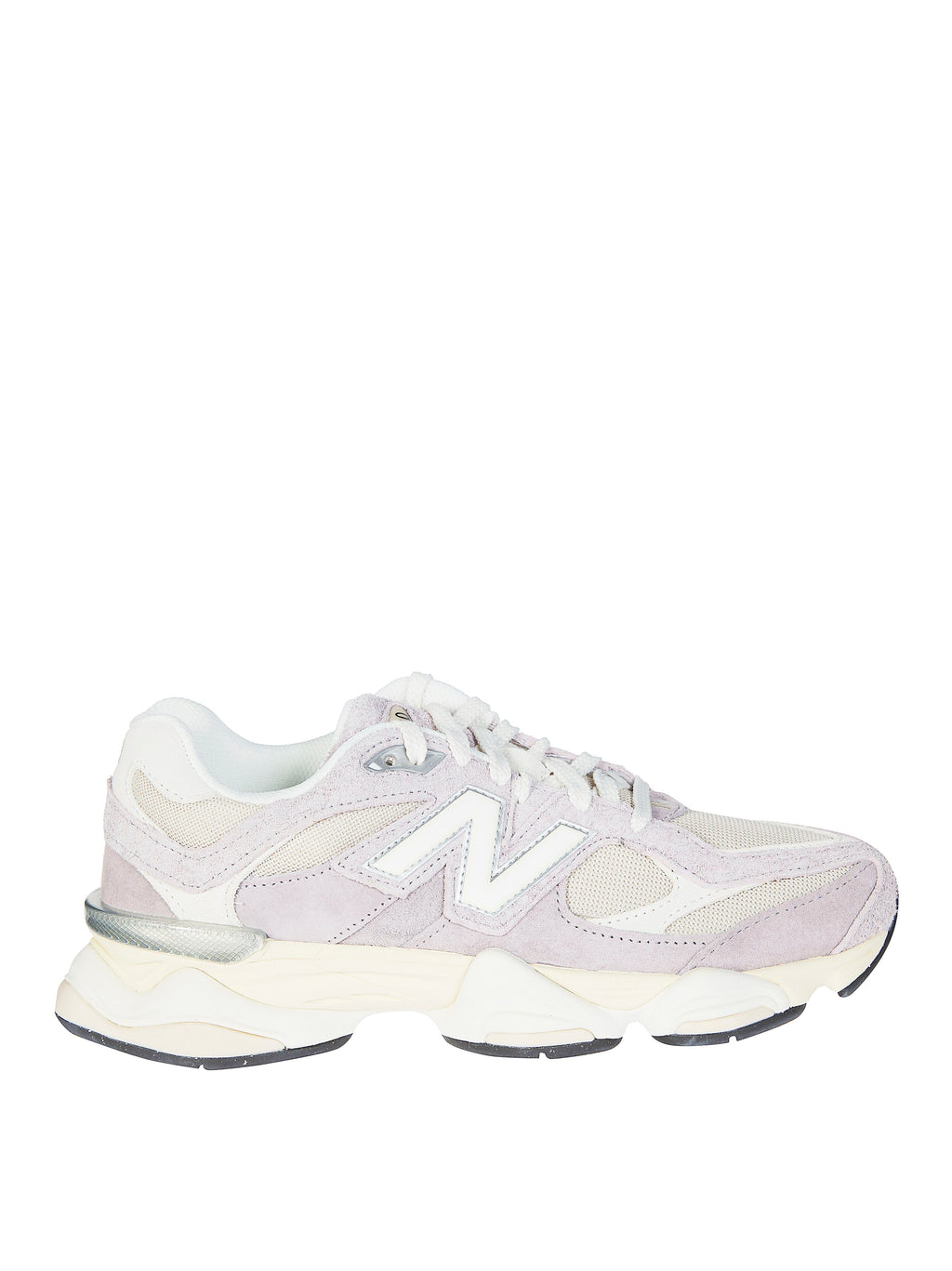 Grey Suede Segmented Tread Sneakers