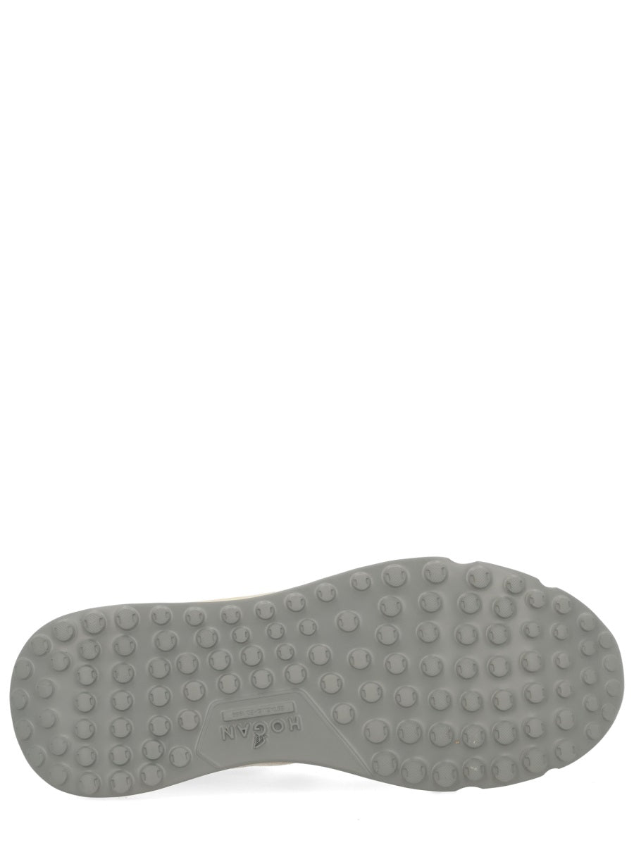 Hyperlight Calfskin Suede Panel Sneakers