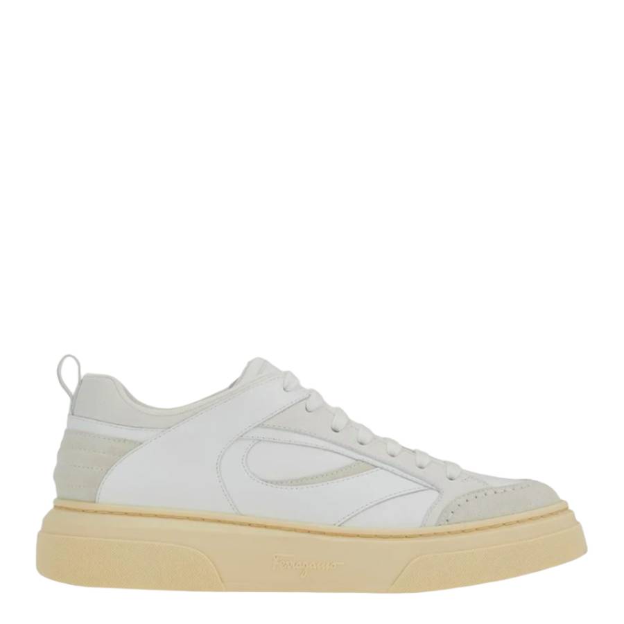 Ferragamo Panelled Low-Top Sneakers, Size 11