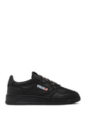 Low-Top Sneakers in Smooth Goat Leather with Minimalist Design