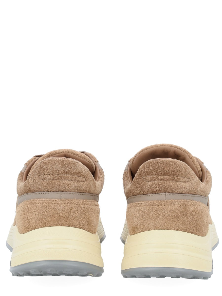 Hyperlight Tonal Suede Overlays Calfskin Sneakers