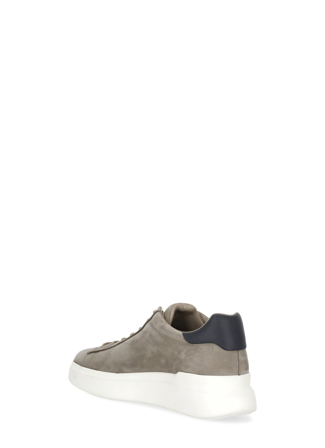 Beige Suede Low-Top Sneakers