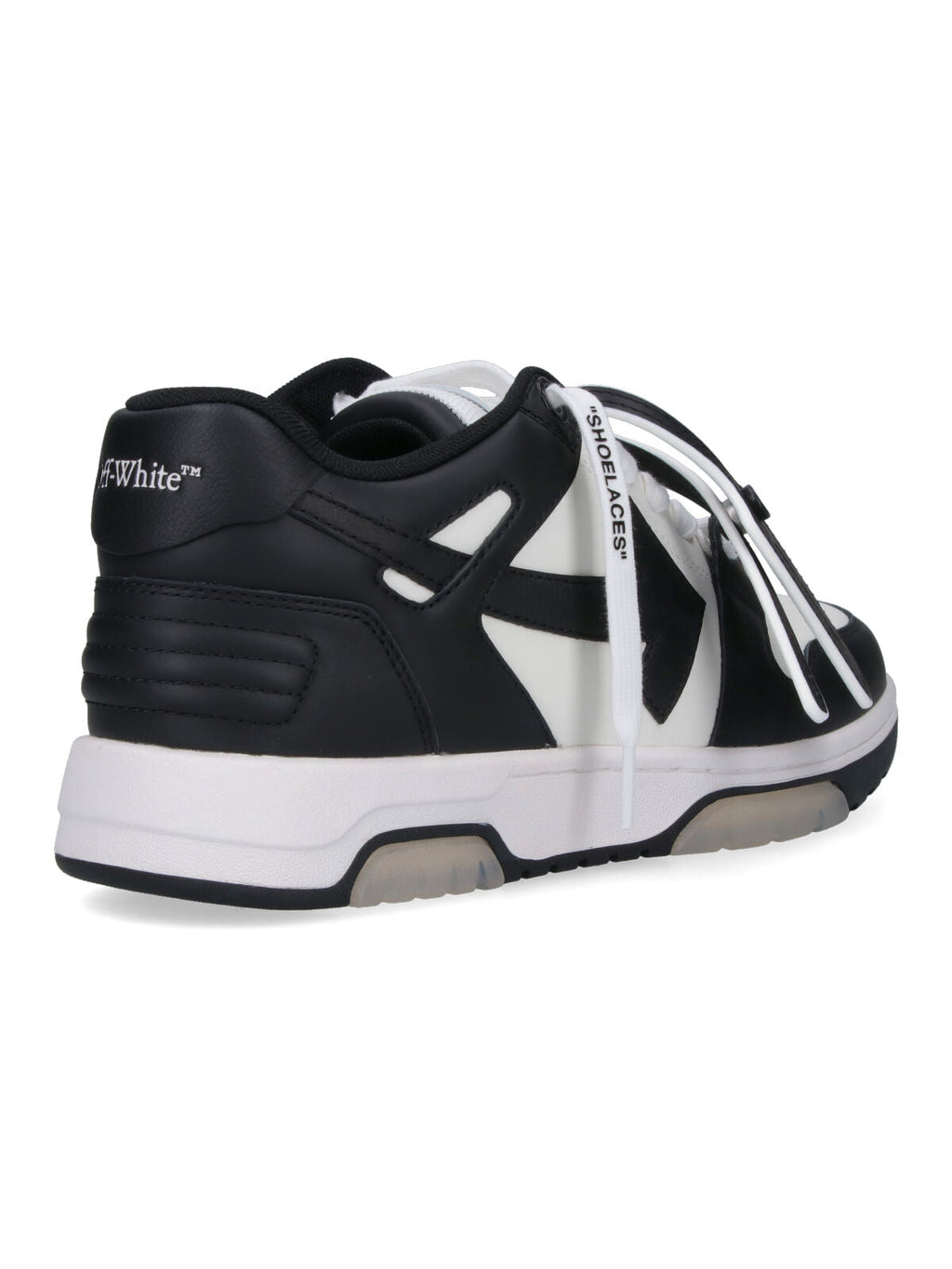 Black Leather Out Of Office Sneakers