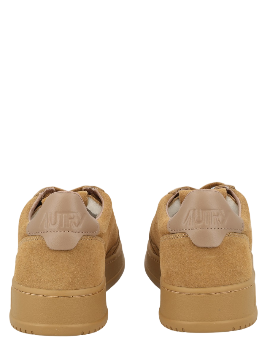 Medalist Low Perforated Suede Sneakers
