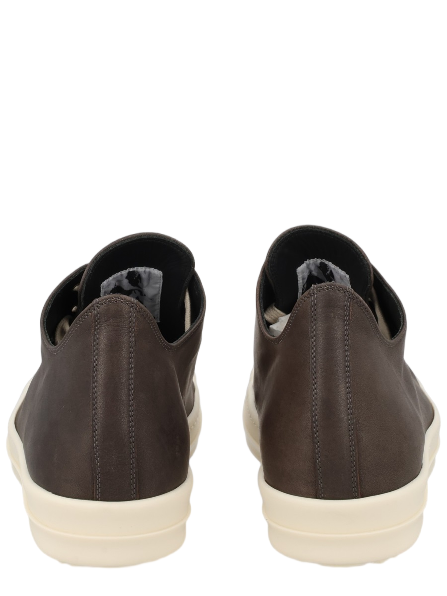 Brown Tower Low Leather Sneakers