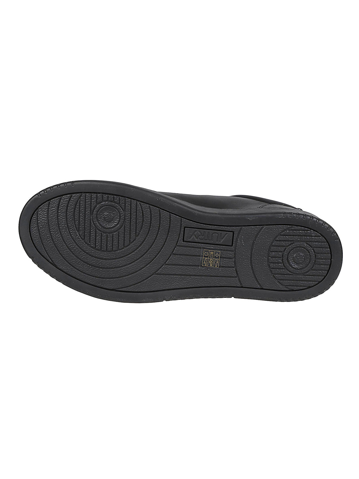 Black Medalist Low Goatskin Sneakers