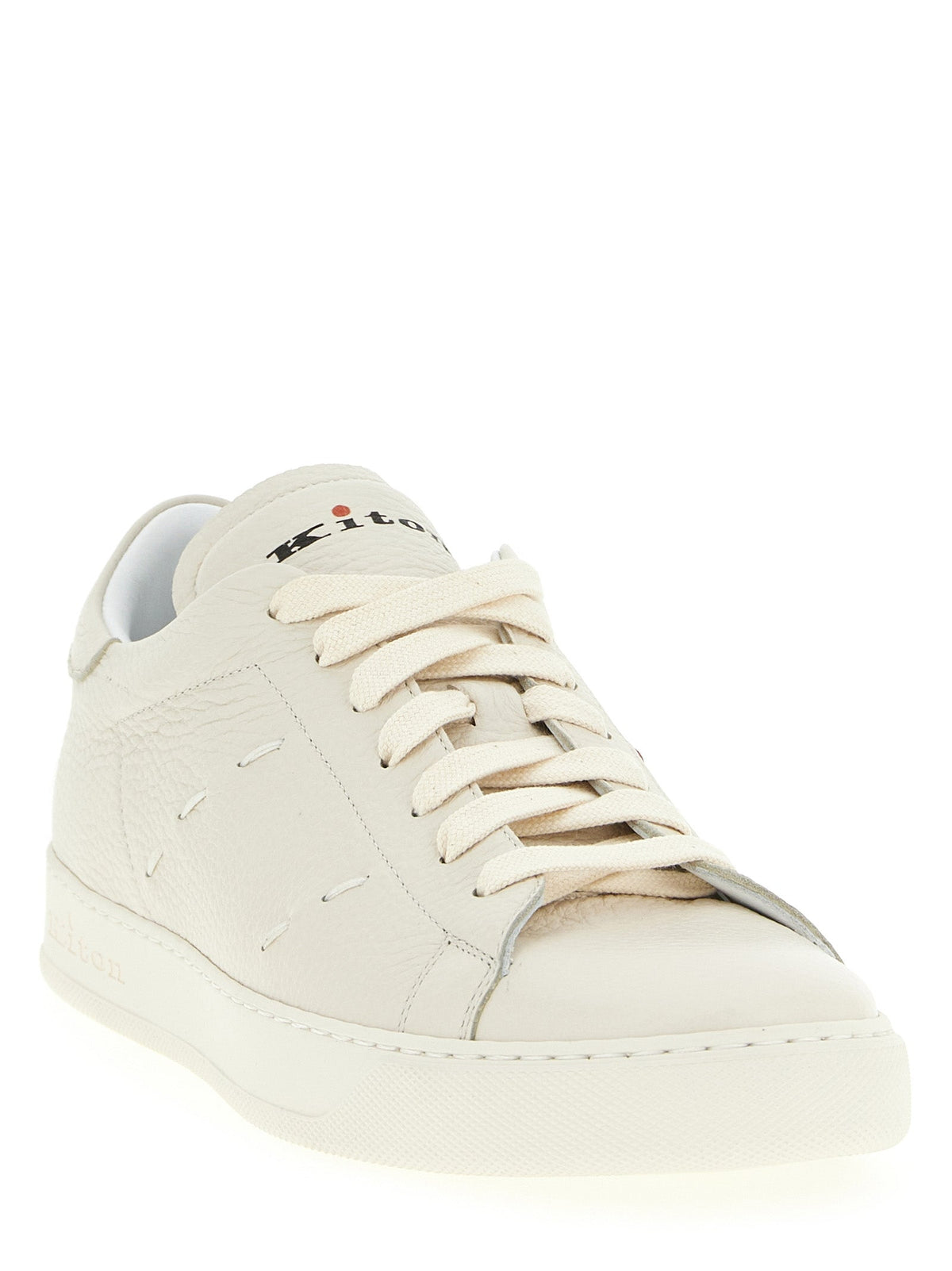 Kiton Nubuc Leather Low Top Men's Sneakers