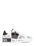 Jeweled Crown Graphic Low-Top Sneakers