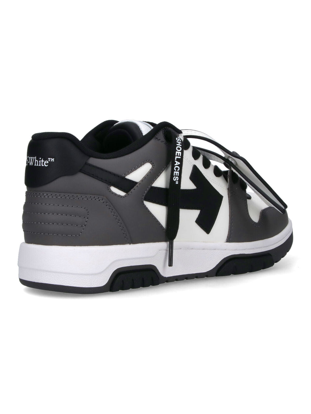 Grey Leather Out Of Office Sneakers