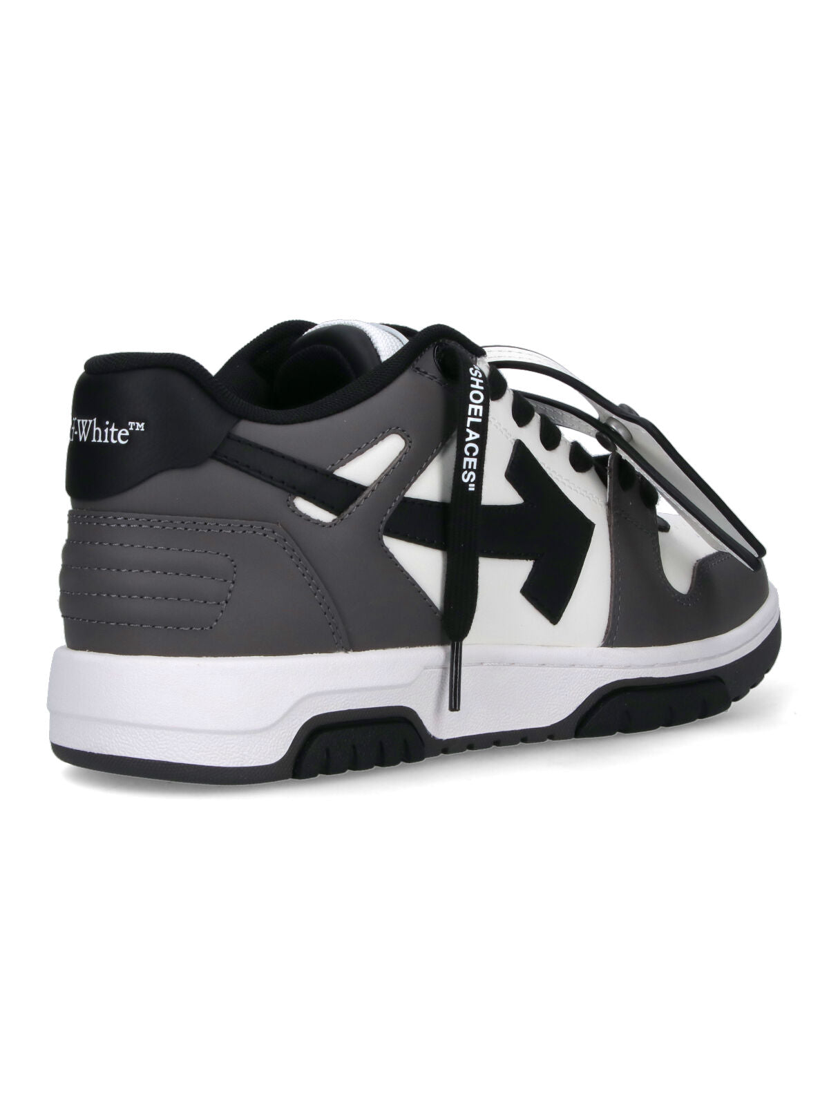 Grey Leather Out Of Office Sneakers