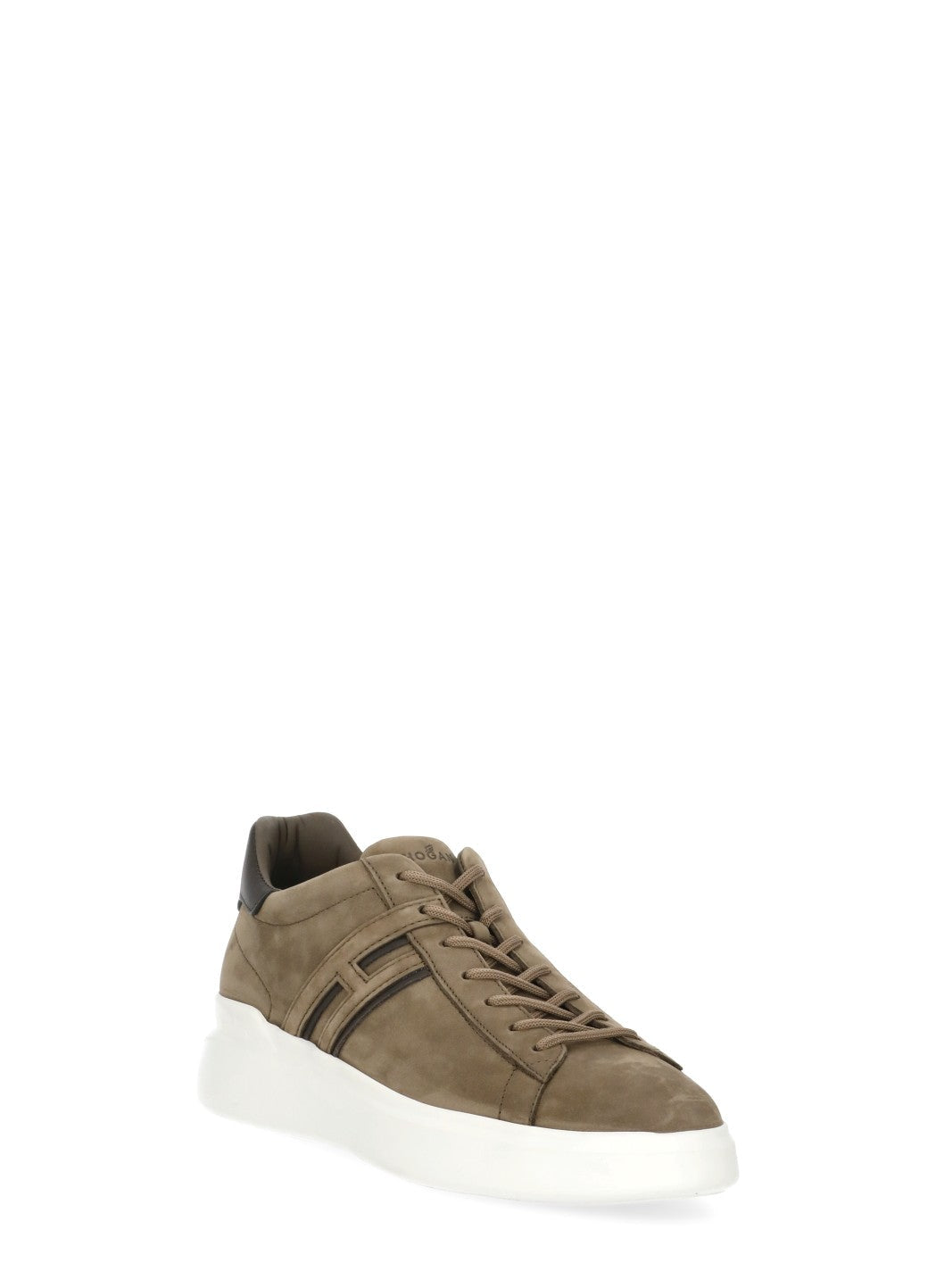 Brown Suede Low-Top Sneakers