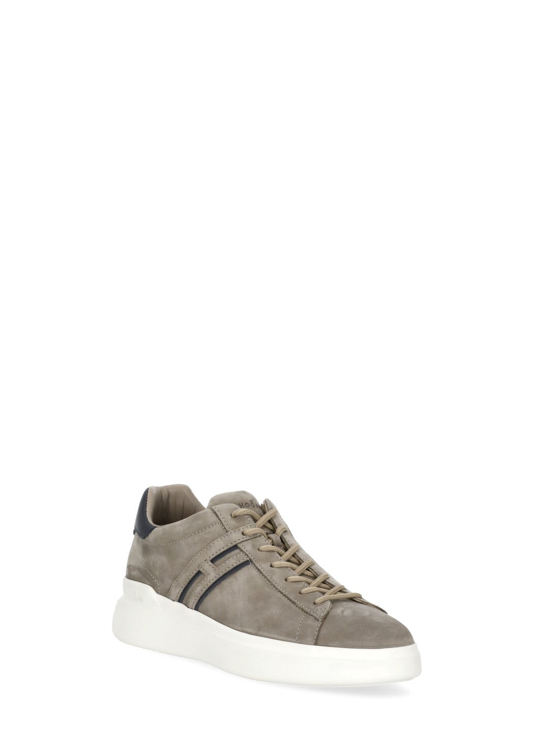 Beige Suede Low-Top Sneakers