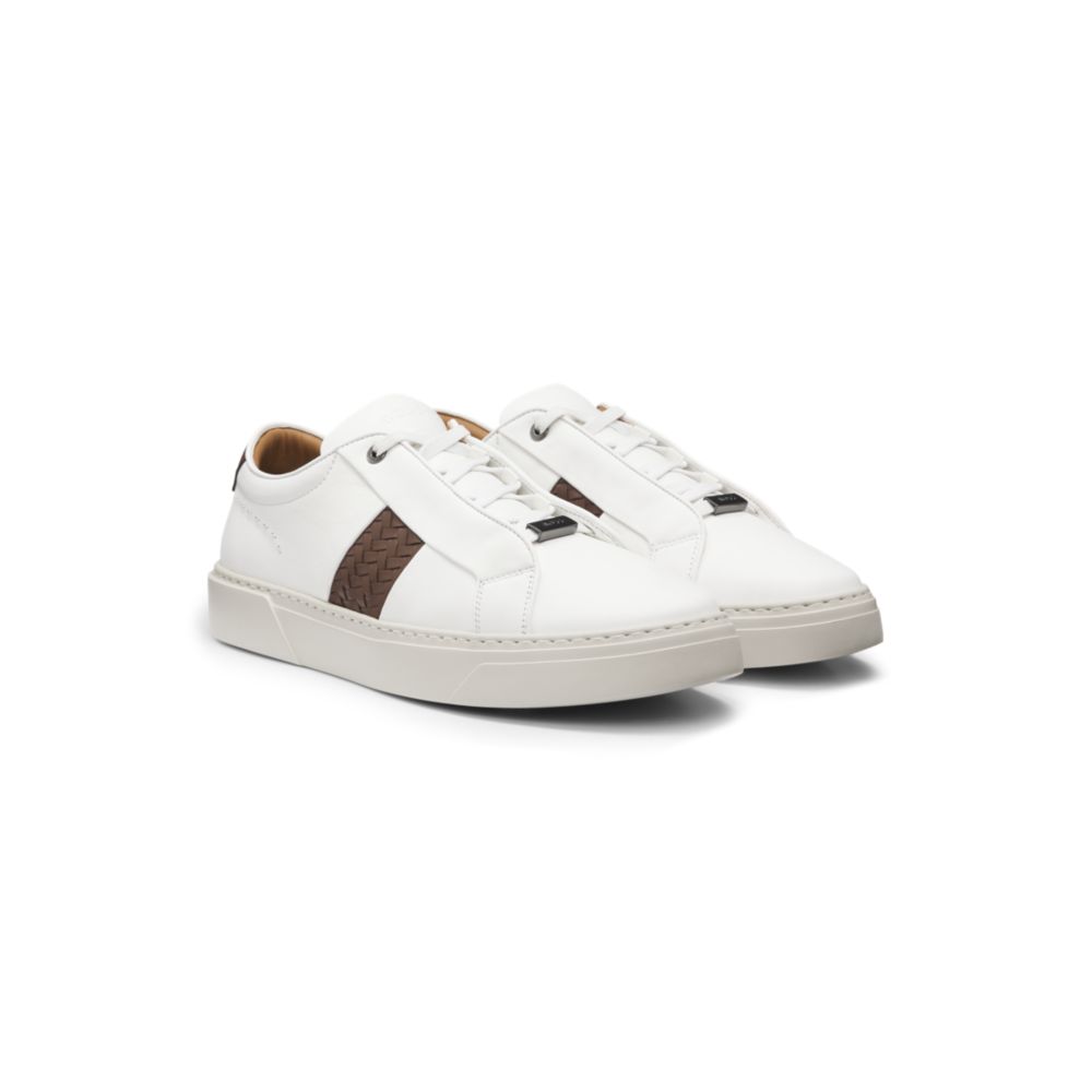 Gary trainers with woven details