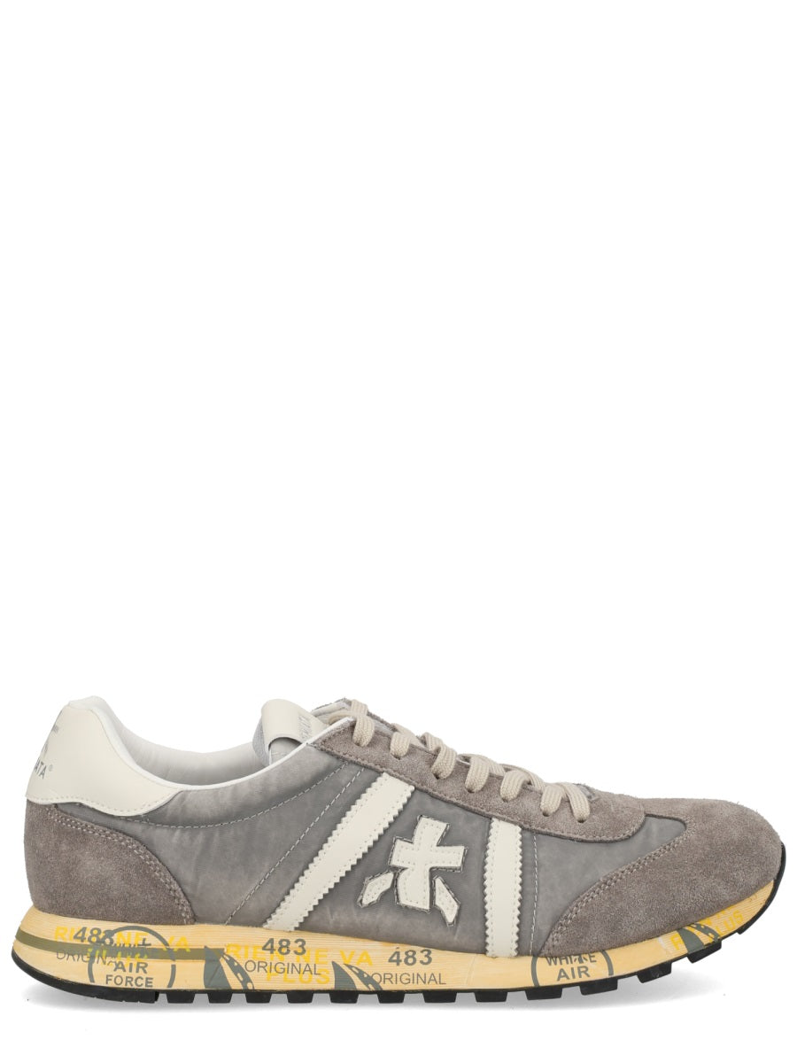 Lucy Muted Grey Suede Sneakers