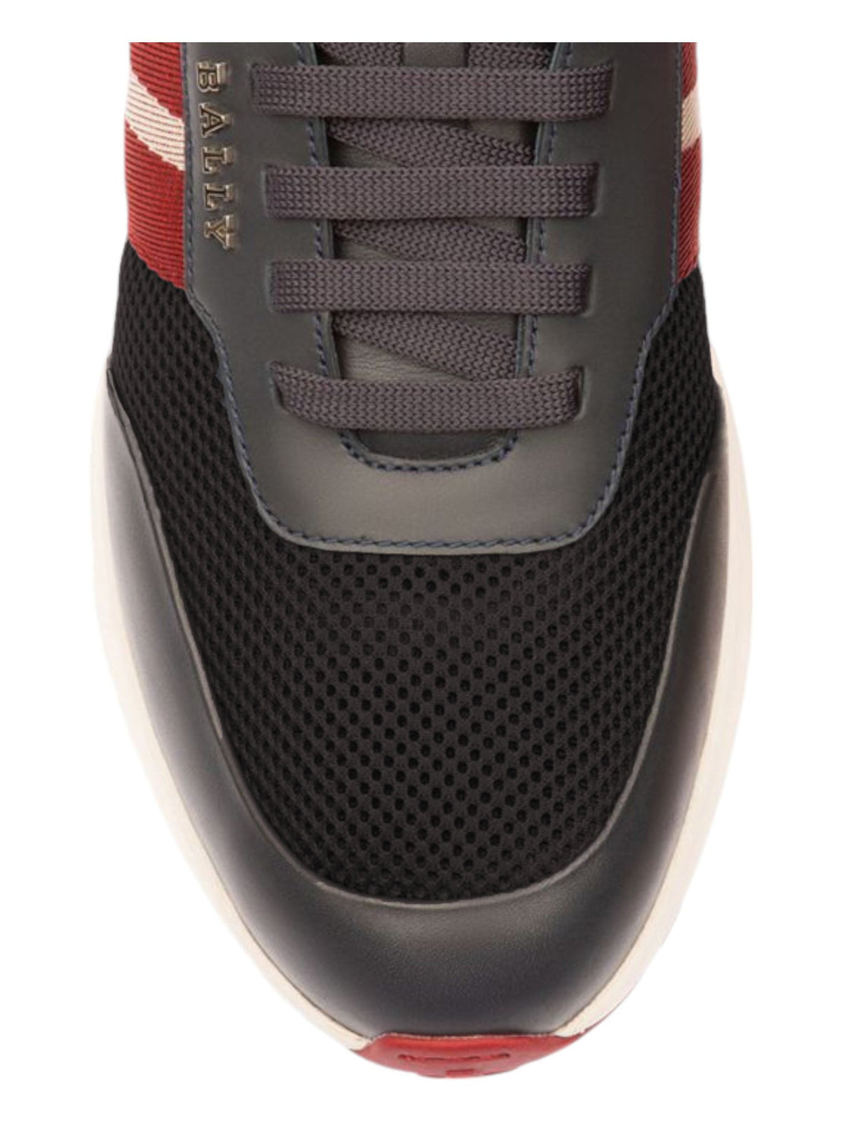 Bally Daryn-T 6300449 Men's Black Mesh & Leather Sneakers