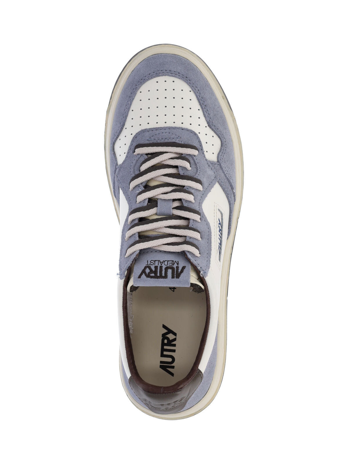Low-Top Sneakers with Rounded Toe