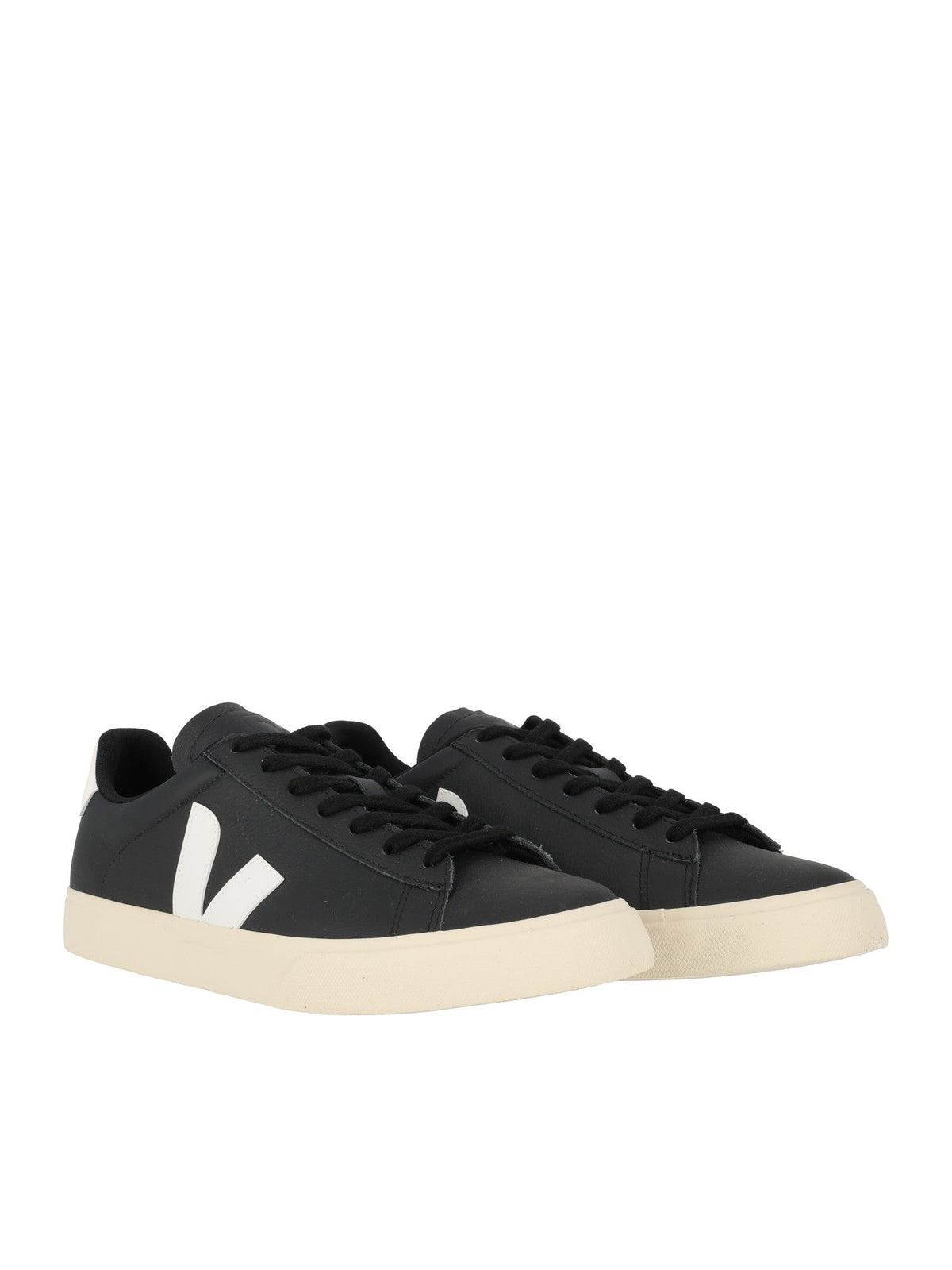 Black Campo Minimalist Low-Top Sneakers