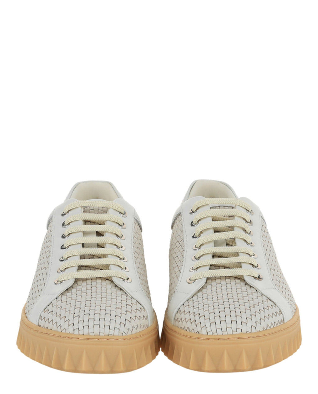 Cube 17 Woven Leather Sneakers