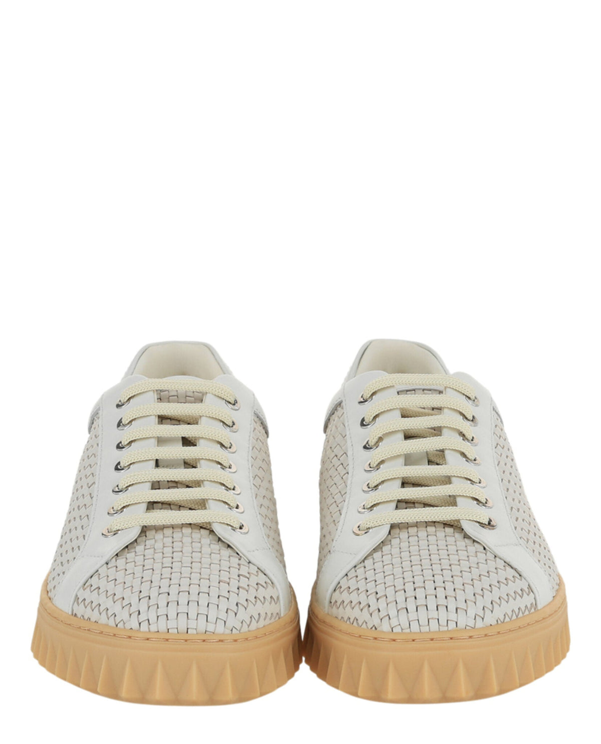 Cube 17 Woven Leather Sneakers