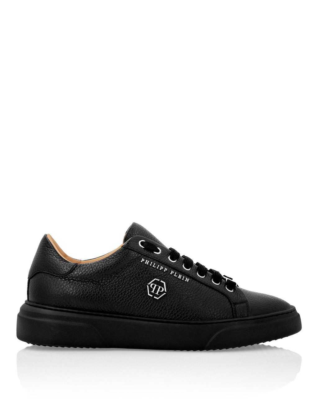 Leather Lo-Top Sneakers Hexagon