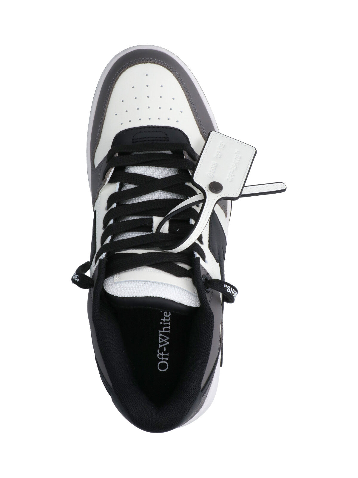 Grey Leather Out Of Office Sneakers
