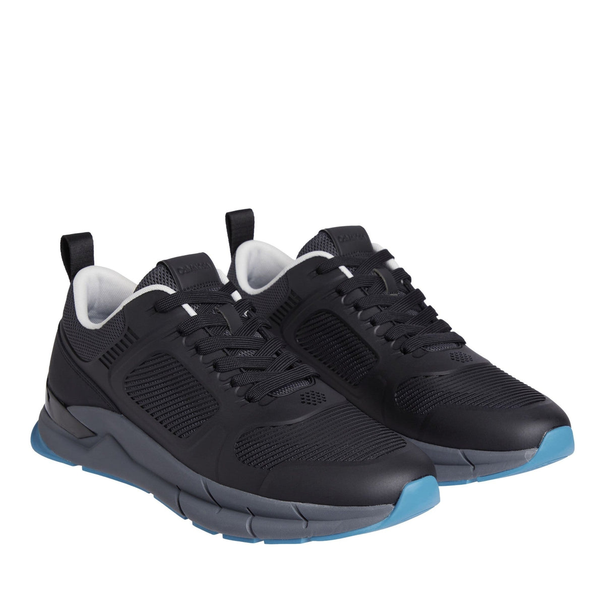 Black Breathable Low-Top Sneakers