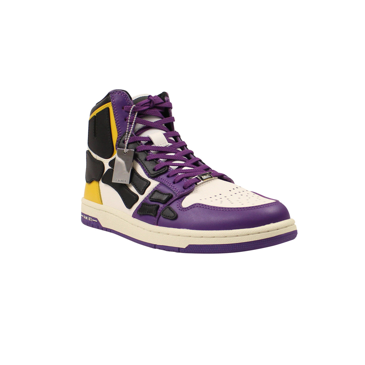 Amiri Skel Top Hi - Purple/White/Gold