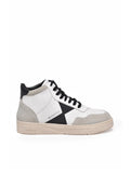 Arkistar Leather Rubber Sneakers - White/Black