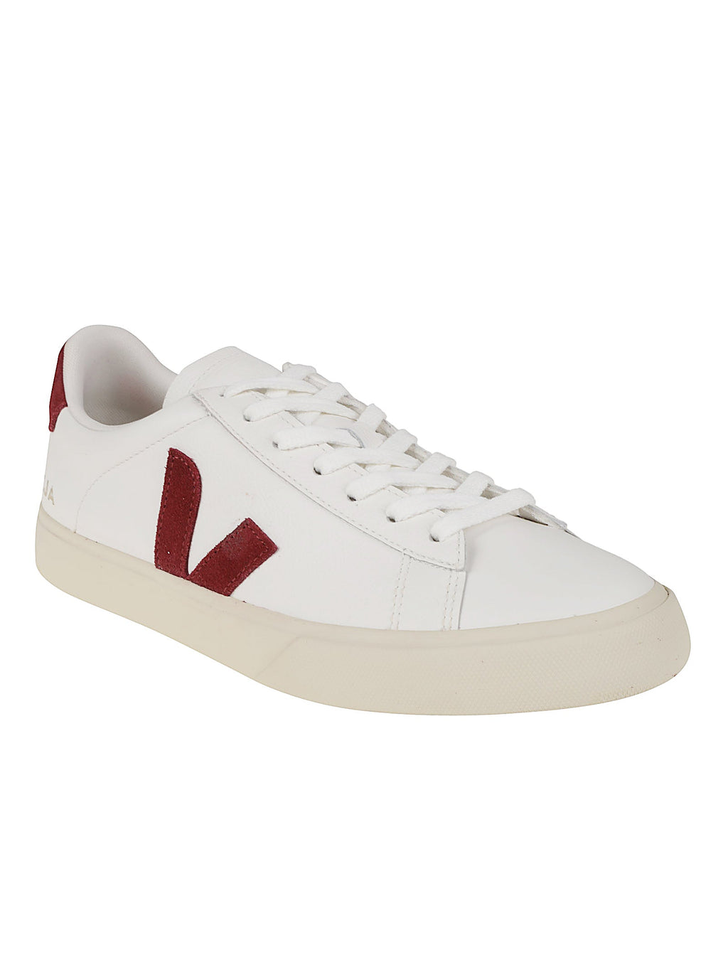Campo Low-Top Eco Leather Red Suede Sneakers