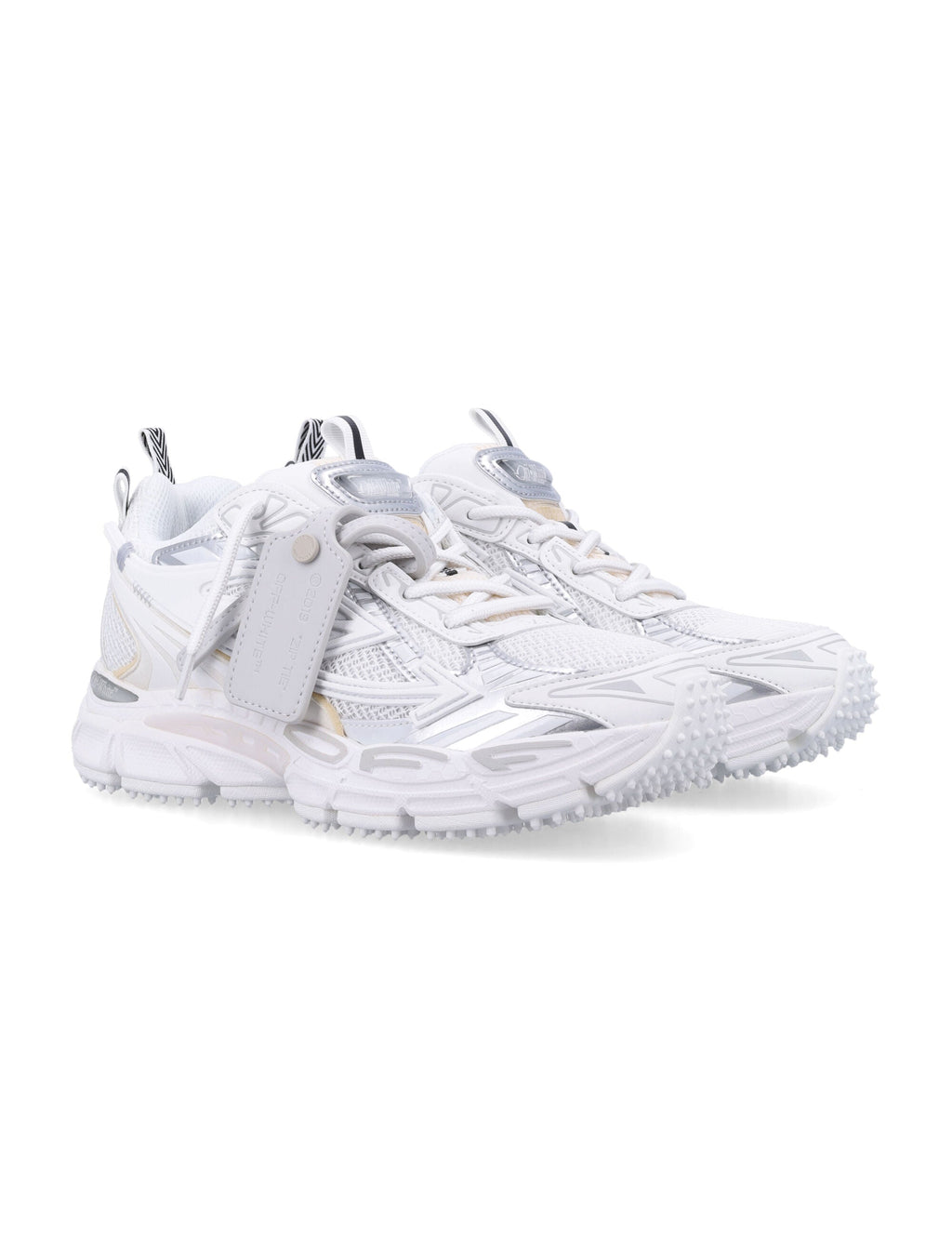 Beige Be Right Back Layered Textured Sneakers
