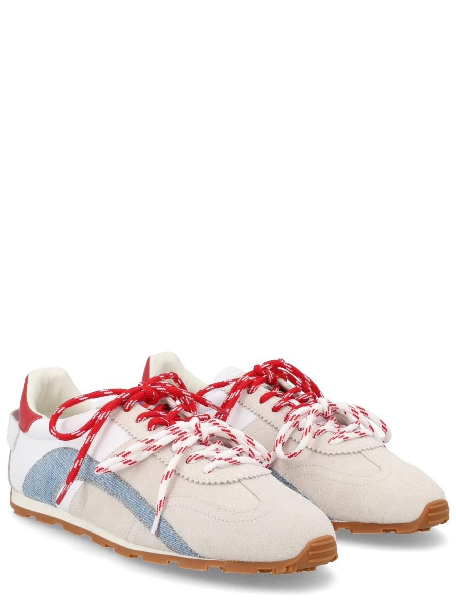 Beige Dc-642 Maple Leaf Sneakers