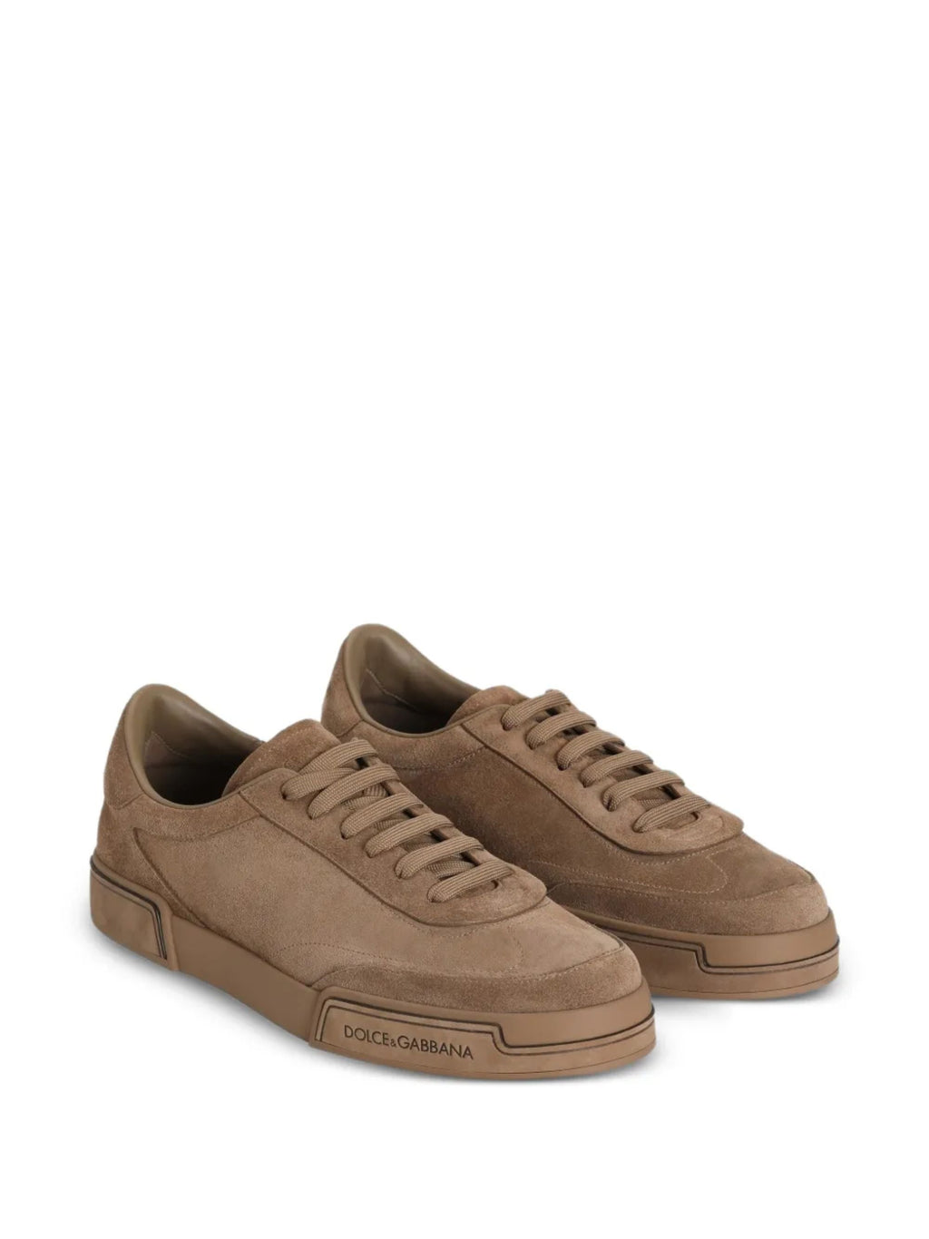 Hazelnut Suede Tonal Derby Sneakers
