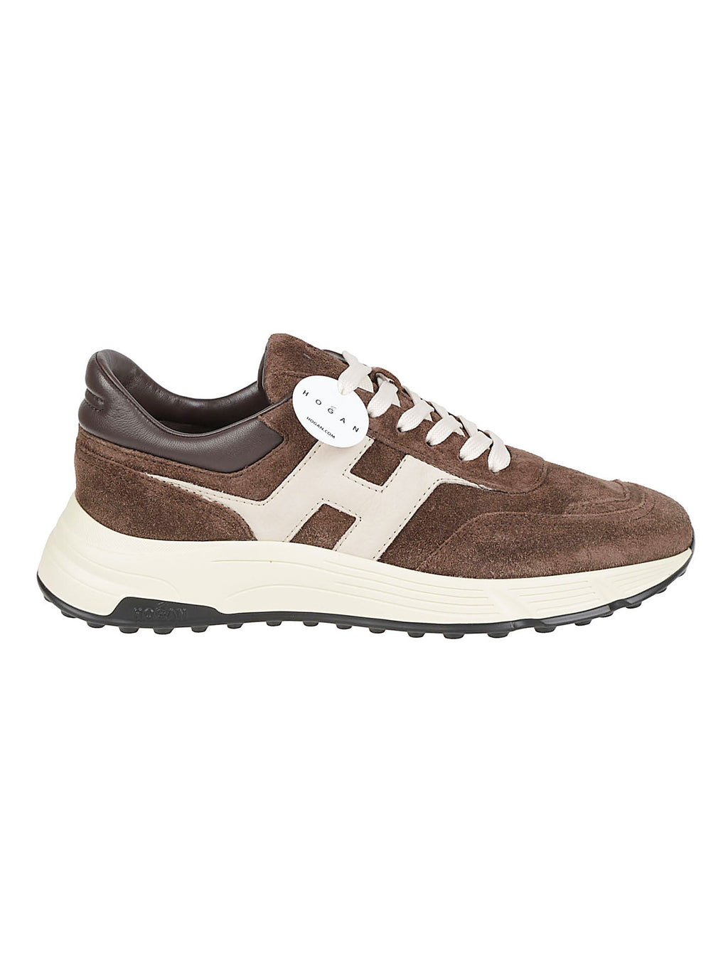 Hyperlight Suede-Leather Low-Top Sneakers