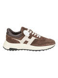 Hyperlight Suede-Leather Low-Top Sneakers