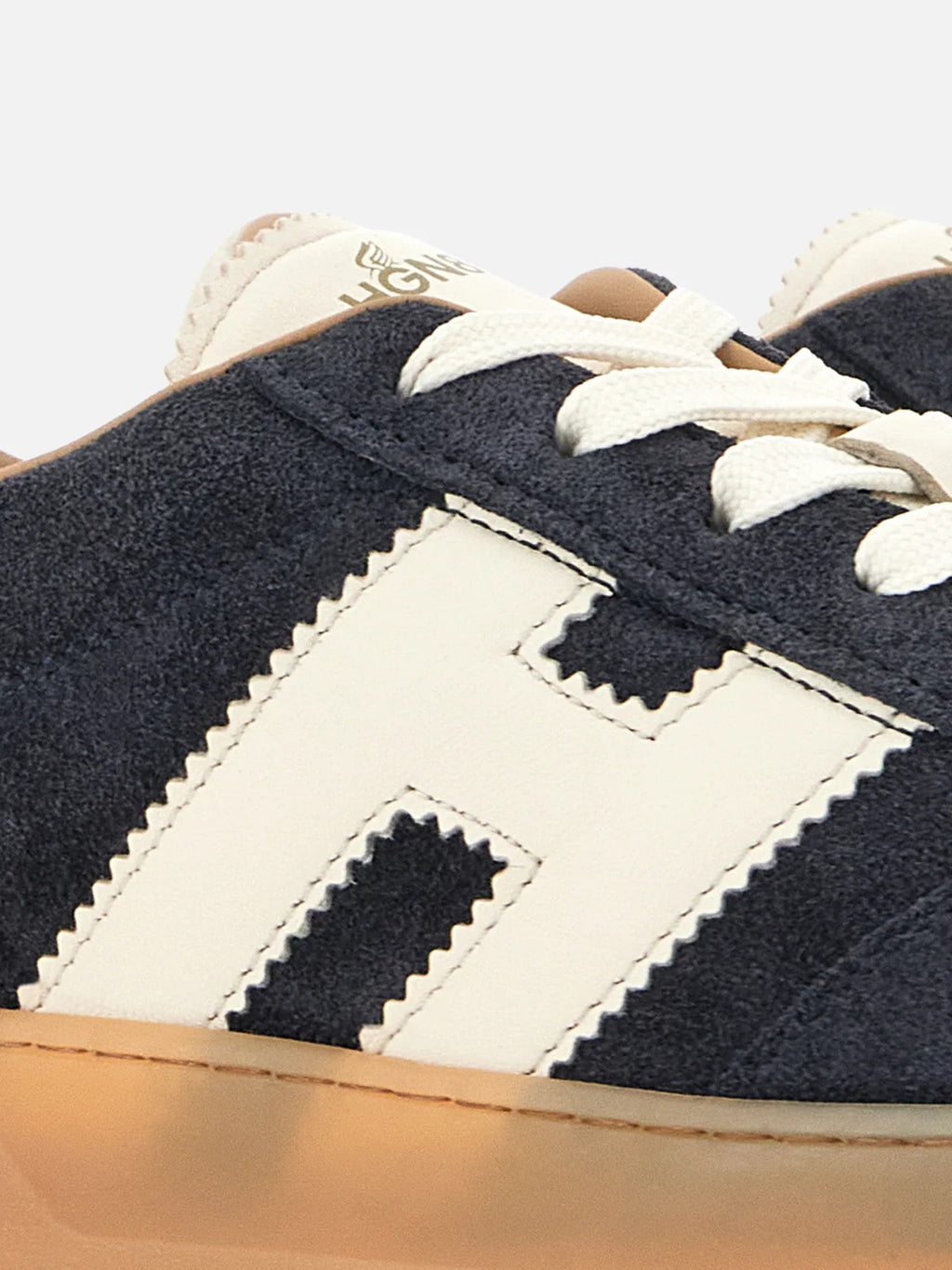 Low-Top Suede Sneakers with Contrasting Accents