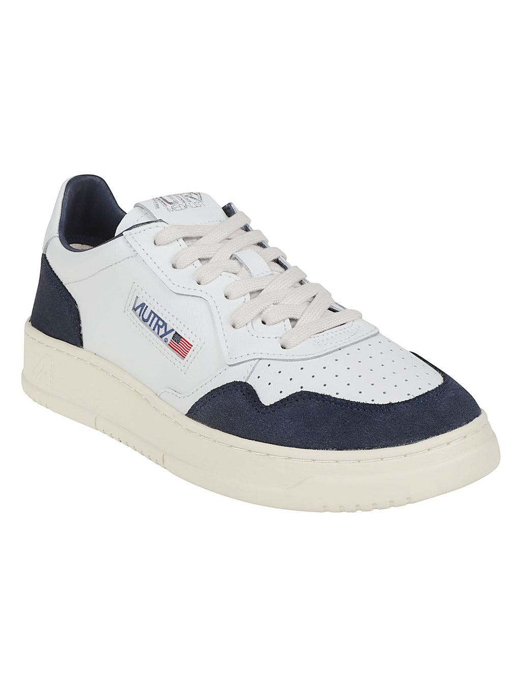 Medalist Low Leather-Suede Low-Top Sneakers