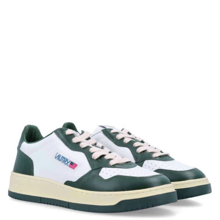 Autry Bicolor Medalist Leather Low Sneakers