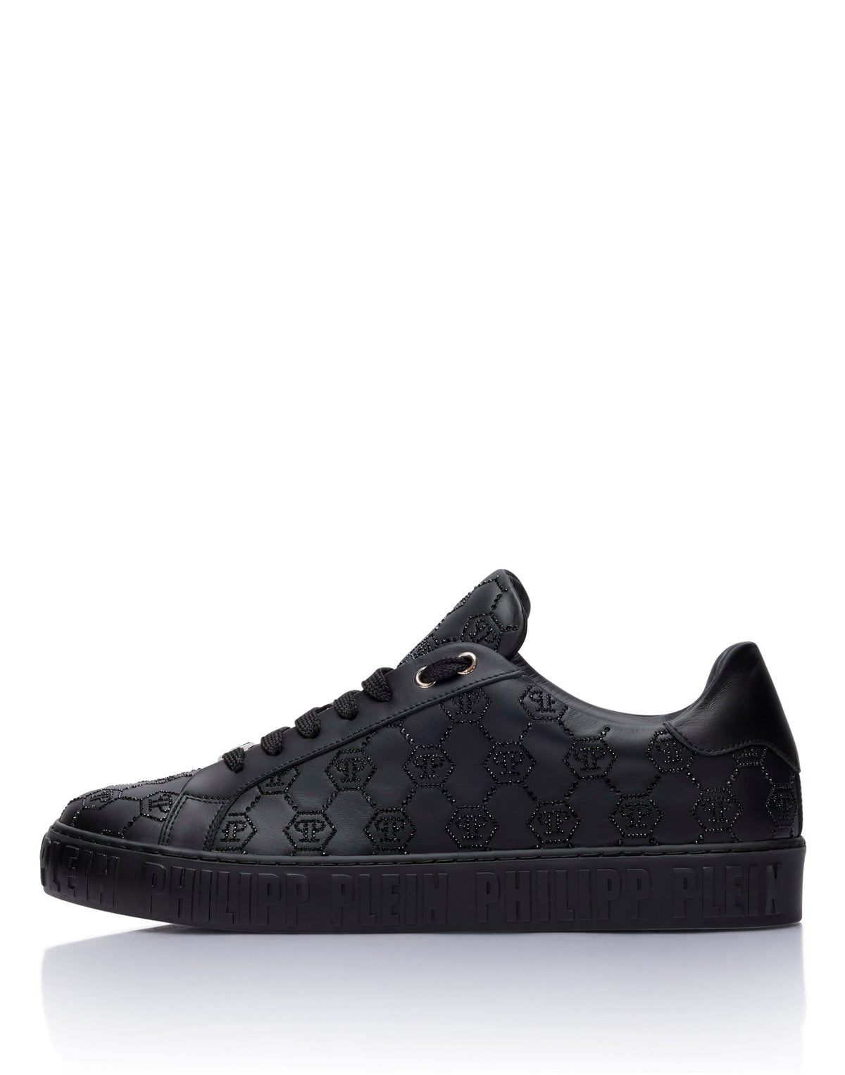 Low-Top Sneakers Carson Monogram Strass