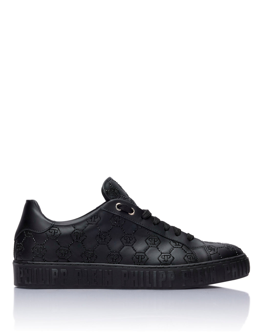 Low-Top Sneakers Carson Monogram Strass