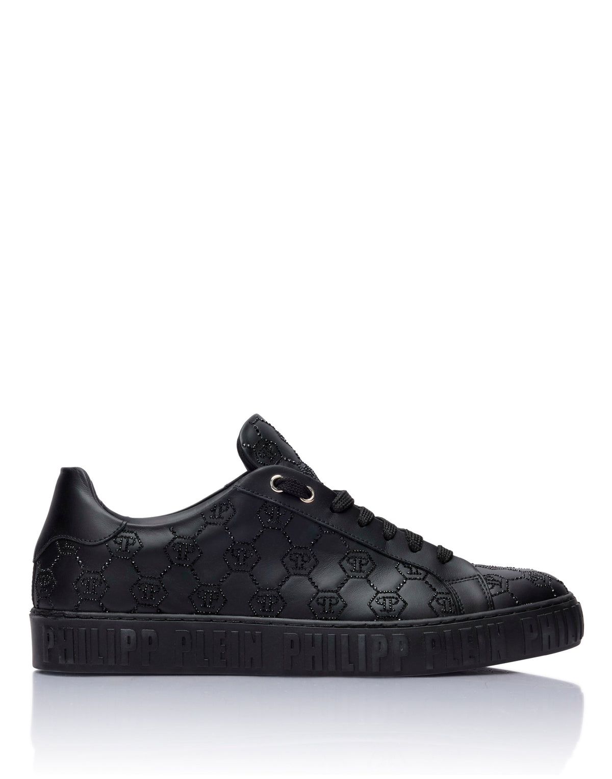 Low-Top Sneakers Carson Monogram Strass