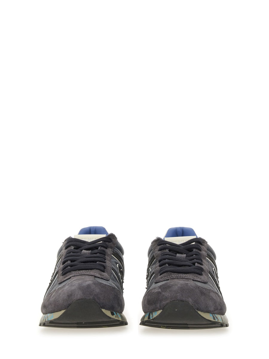 Lucy 7770 Low Profile Suede Mesh Sneakers