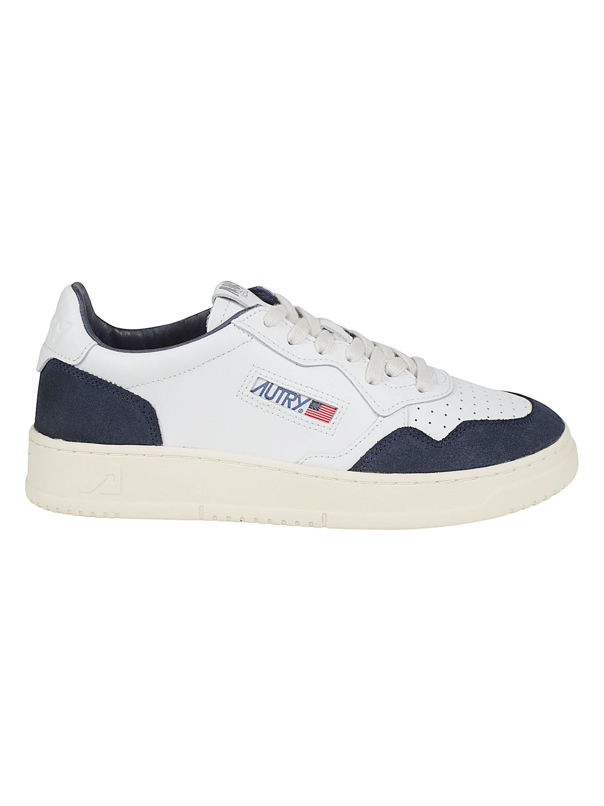Medalist Low Leather-Suede Low-Top Sneakers