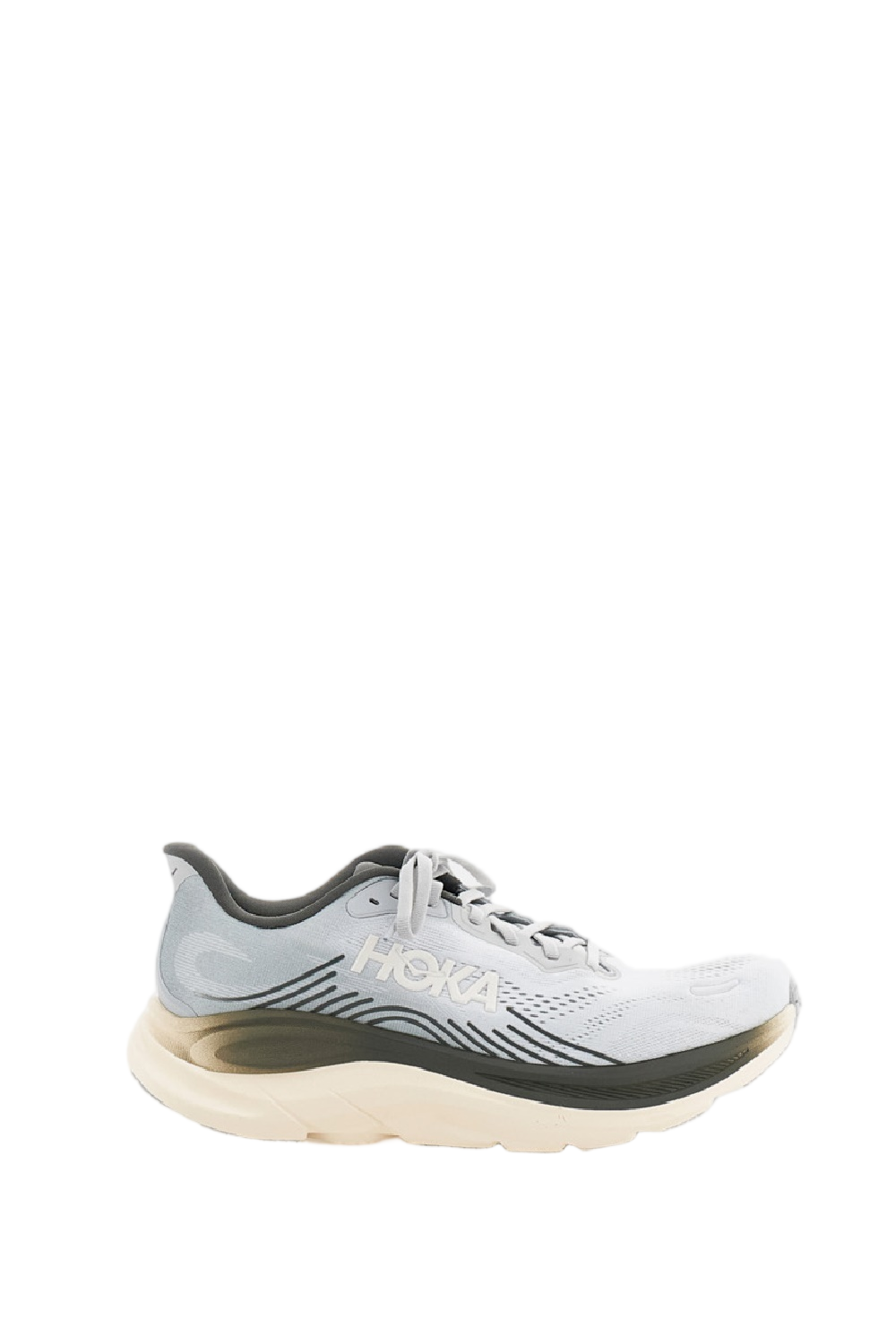 Grey Clifton 11 Mesh Low-Top Sneakers