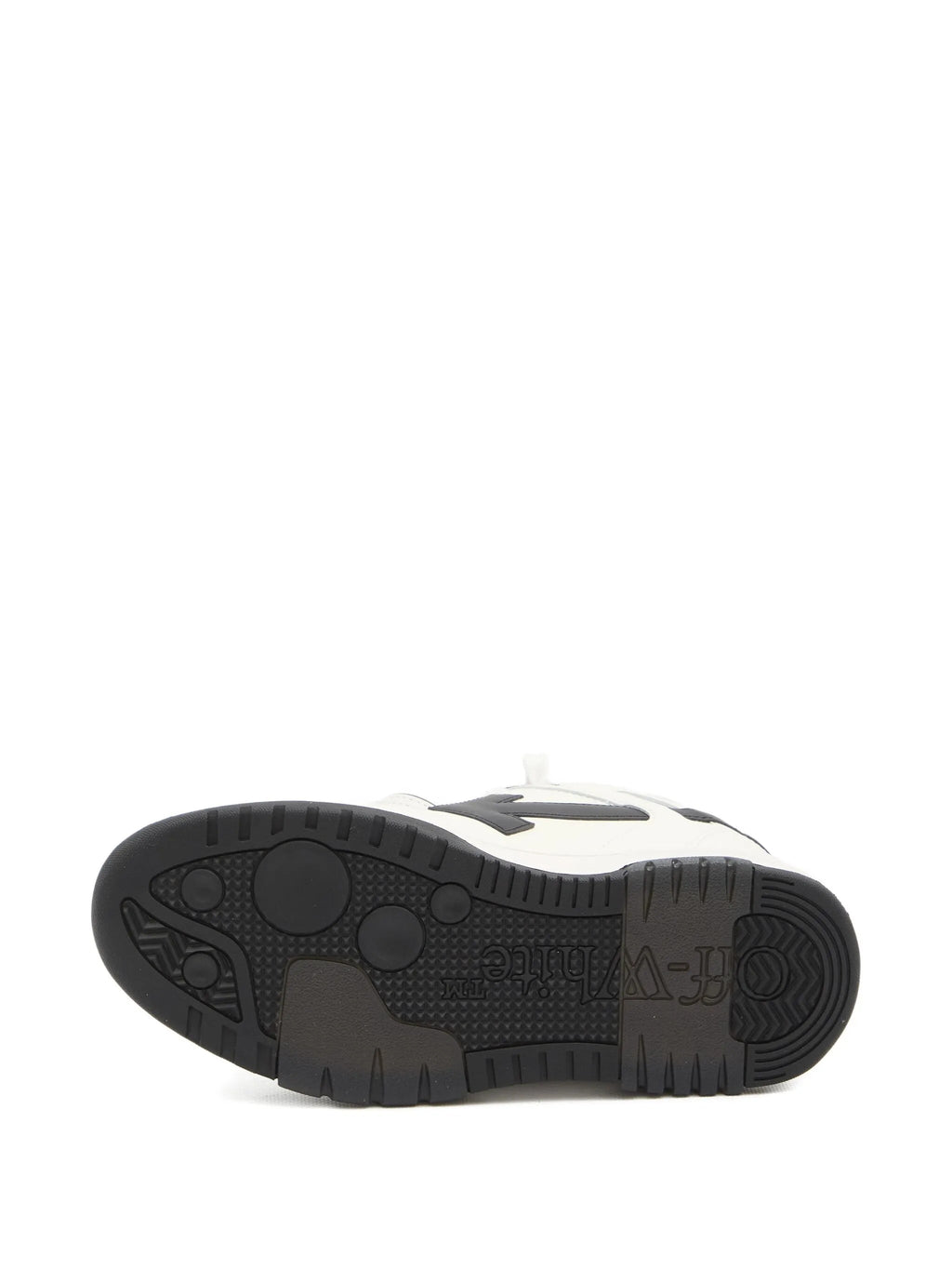Calf Leather Low-Top Sneakers With Contrasting Arrow Motifs